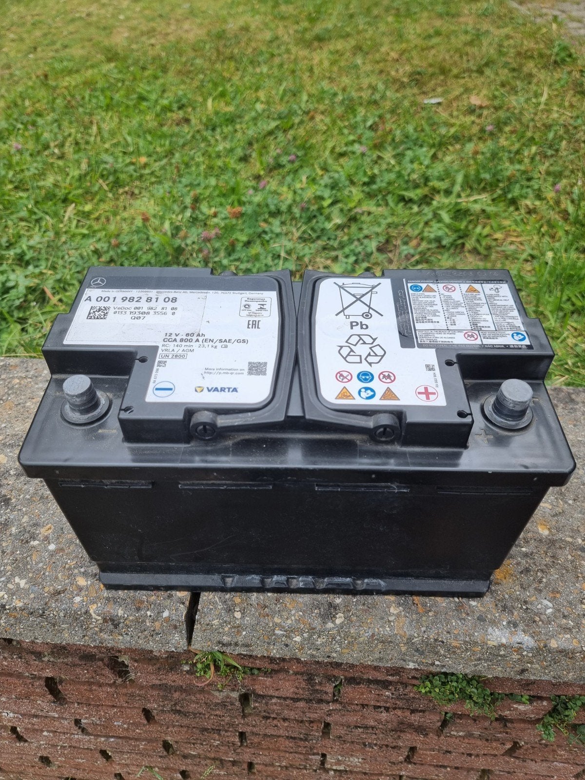 Varta agm 12V 80Ah Start Stop System werkt perfect, Enlèvement