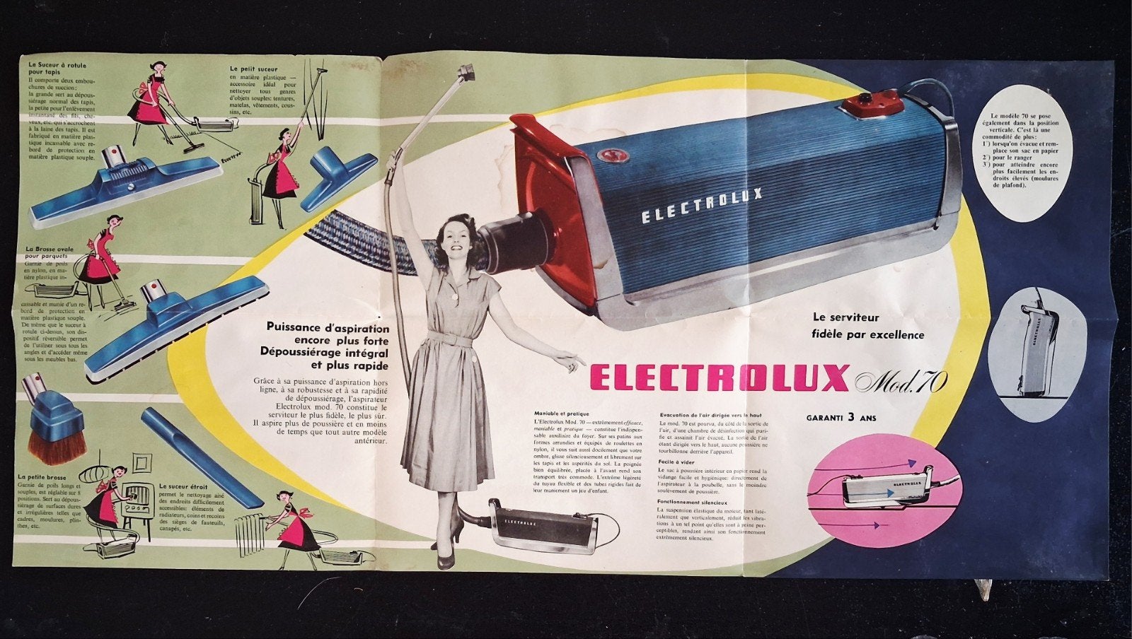 Electrolux stofzuigerposter uit de jaren 50, Ophalen of Verzenden