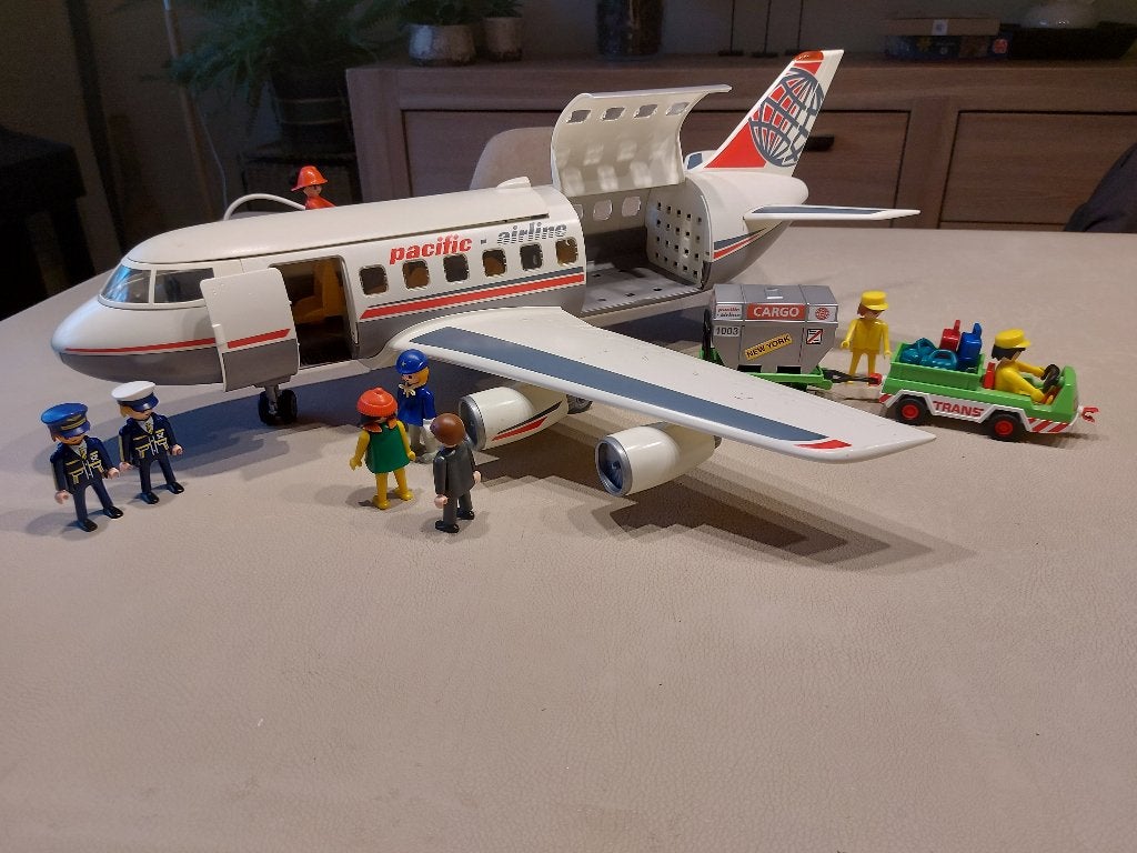 Playmobil vliegtuig met extra's, Kinderen en Baby's, Speelgoed | Playmobil, Ophalen, Gebruikt