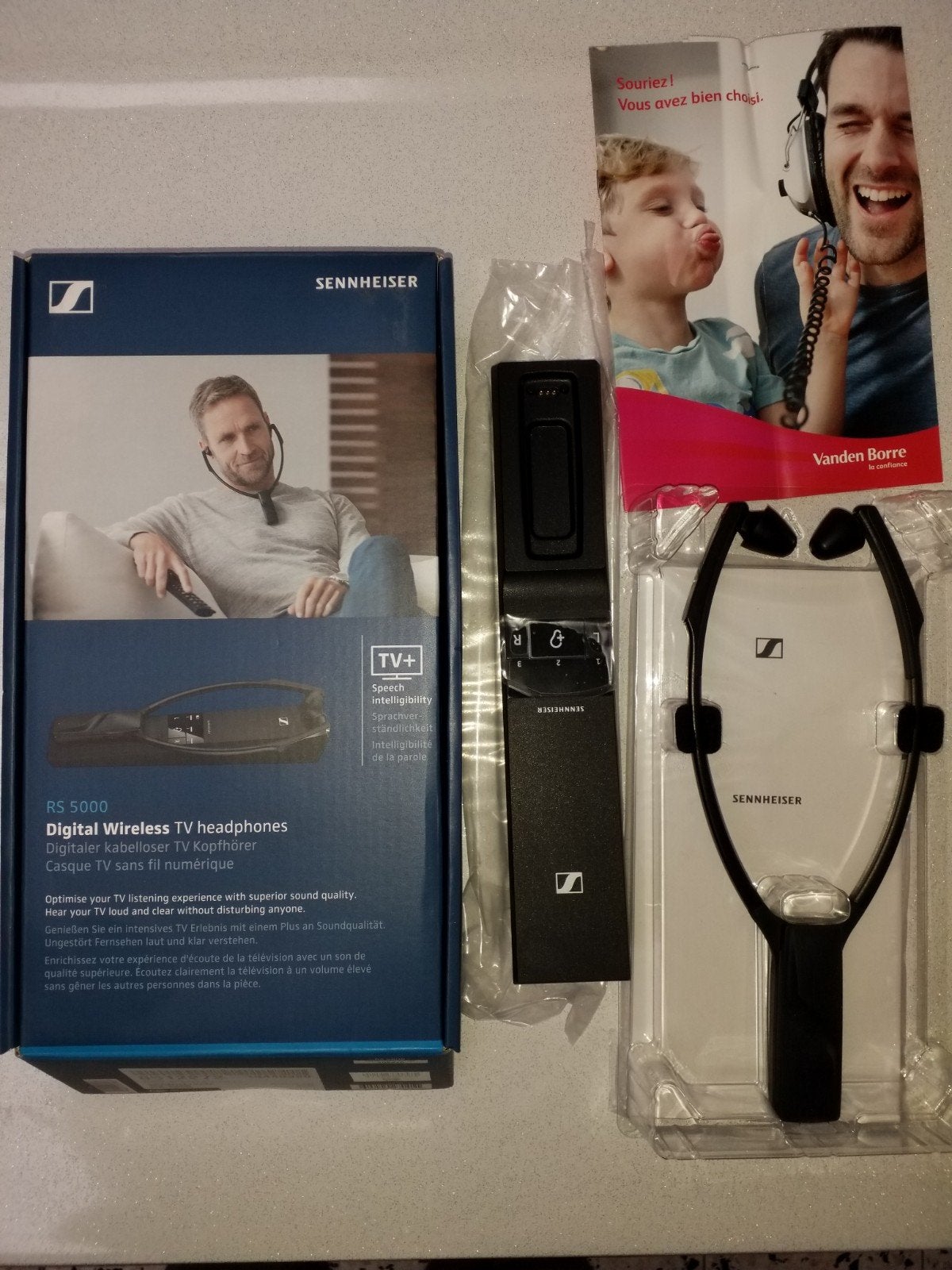 Casque tv sans fil sennheiser rs 500 etat neuf, Enlèvement, Sennheiser, Sans fil