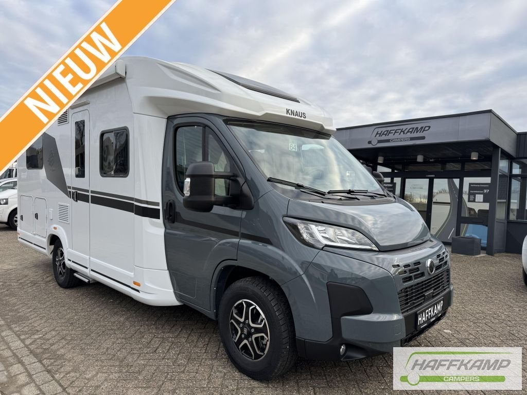 Knaus Sky Wave 650 MF Live Wave Frans Bed, Caravans en Kamperen, Mobilhomes, Bedrijf, Knaus, Half-integraal