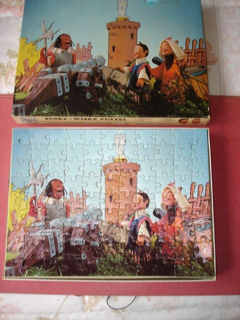 Puzzel Suske & Wiske De  Zingende kaars volledig, Ophalen of Verzenden, Suske en Wiske, Gebruikt, Overige typen
