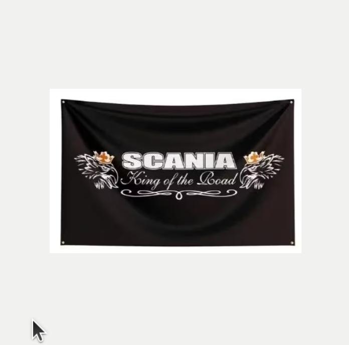 Grands drapeaux Scania (150 x 90 cm), Enlèvement ou Envoi, Neuf