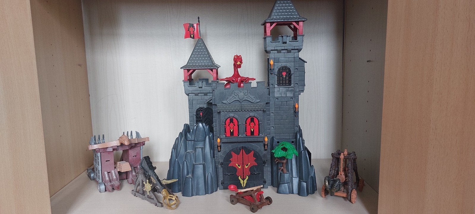 Playmobil ridderkasteel Draak, Ophalen, Gebruikt, Gebouw, Complete set