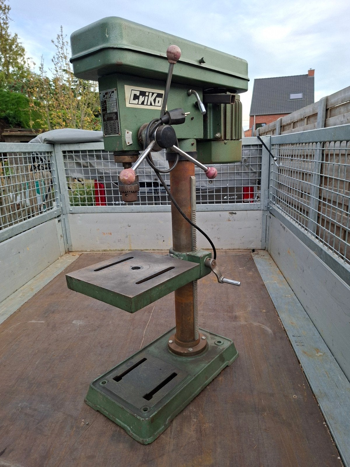 Kolomboor machine met onderstel, Comme neuf, Enlèvement, Foreuse sur colonne, 600 watts ou plus