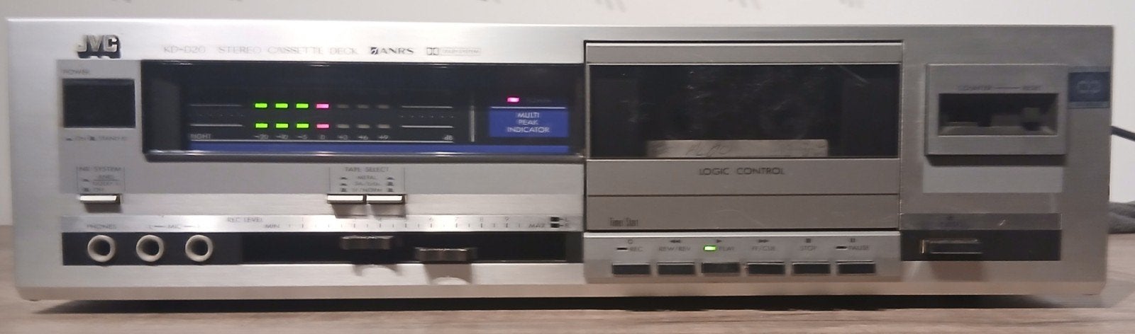 ​JVC KD-D20E Stereo Cassette Deck – Perfecte Staat (Vintage, Audio, Tv en Foto, Cassettedecks, Ophalen