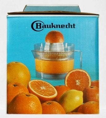 Baucknecht ZP2 🍊 elektrische sinaasappelpers, Elektronische apparatuur, Juicers, Gebruikt, Sapcentrifuge, Elektrisch, Ophalen of Verzenden