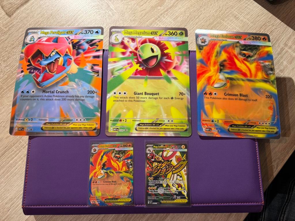 Pokemon mega evolution promo’s en ex, Hobby en Vrije tijd, Verzamelkaartspellen | Pokémon, Ophalen of Verzenden, Zo goed als nieuw