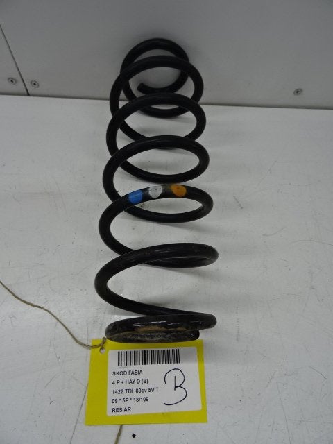 RESSORT DE SUSPENSION ARRIERE Skoda Fabia II (5J), Utilisé, Info@skoda-auto.de, Skoda, Max-Planck-Straße  3-5
64331  Weiterstadt, DE