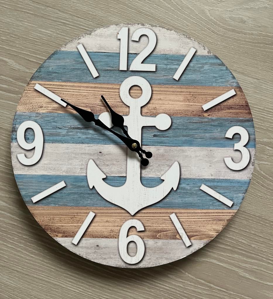 Marine wandhorloge, Ophalen of Verzenden, Zo goed als nieuw