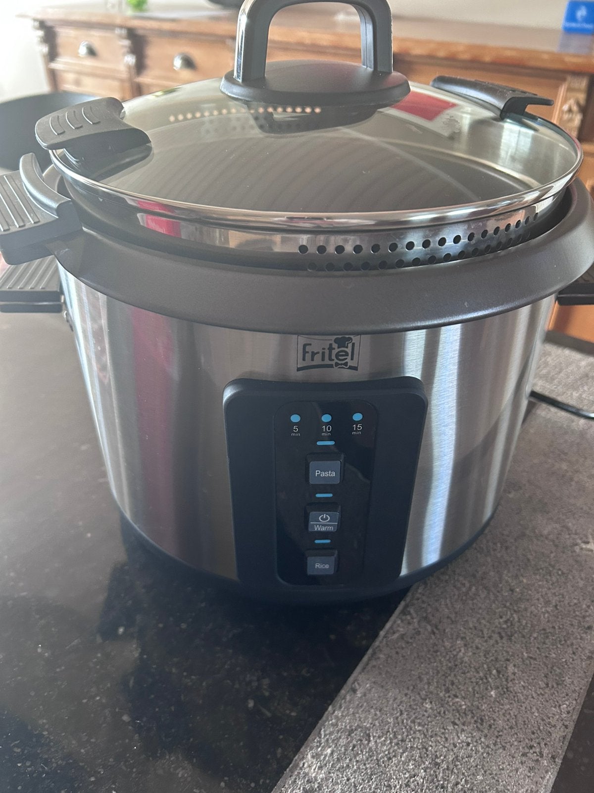 FRitel RC1377 rijstkoker en pastakoker in een, Electroménager, Enlèvement, Comme neuf
