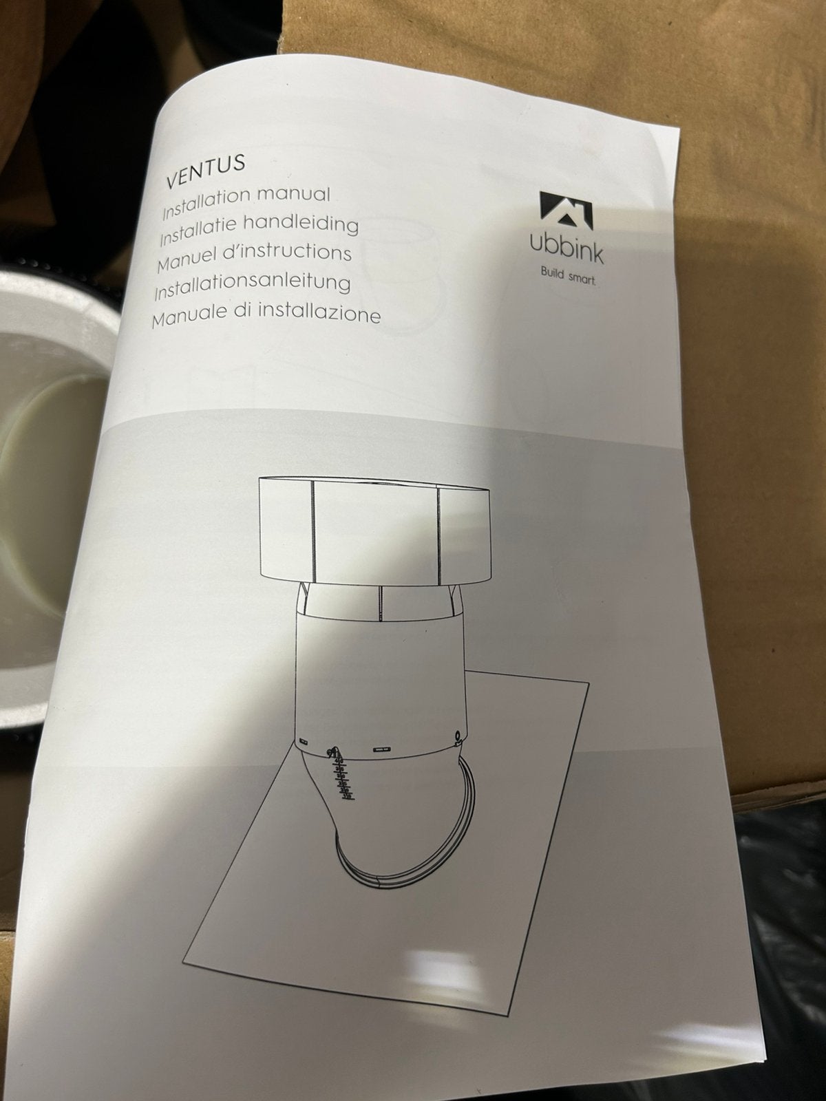 Dakdoorvoer voor ventilatie, Ophalen, Nieuw