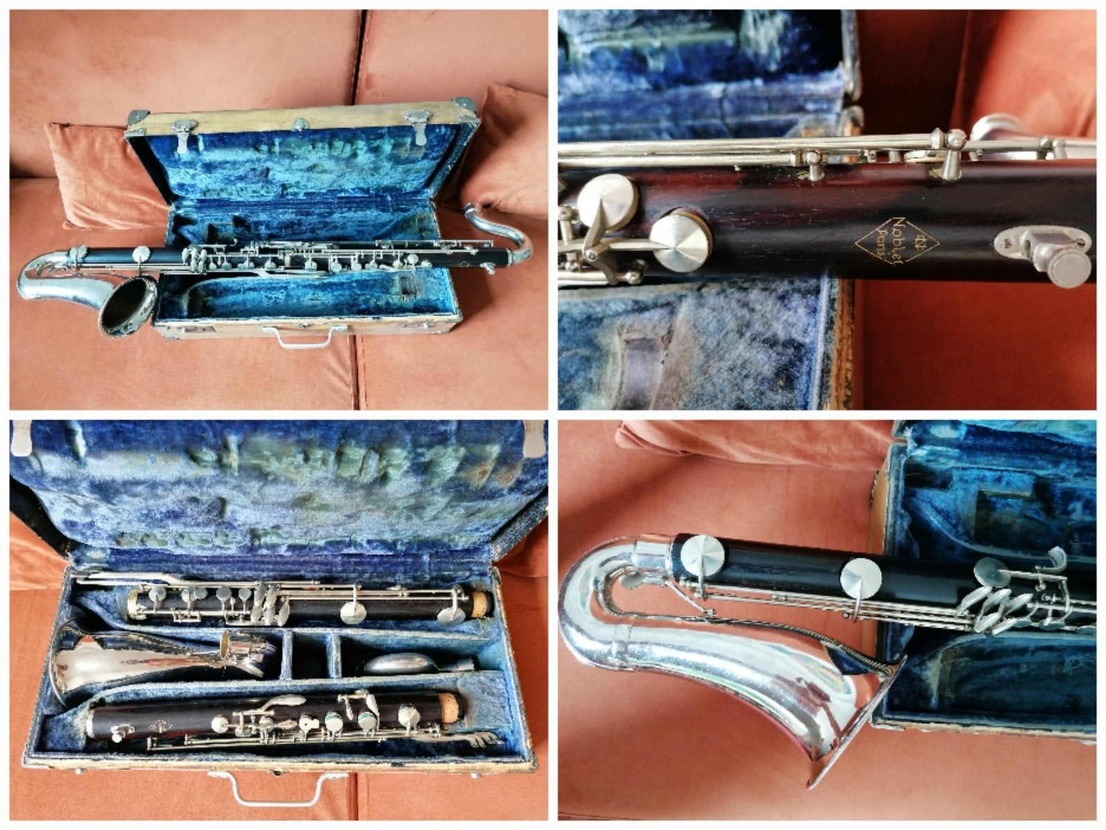 Clarinette basse Noblet, Musique & Instruments, Enlèvement ou Envoi