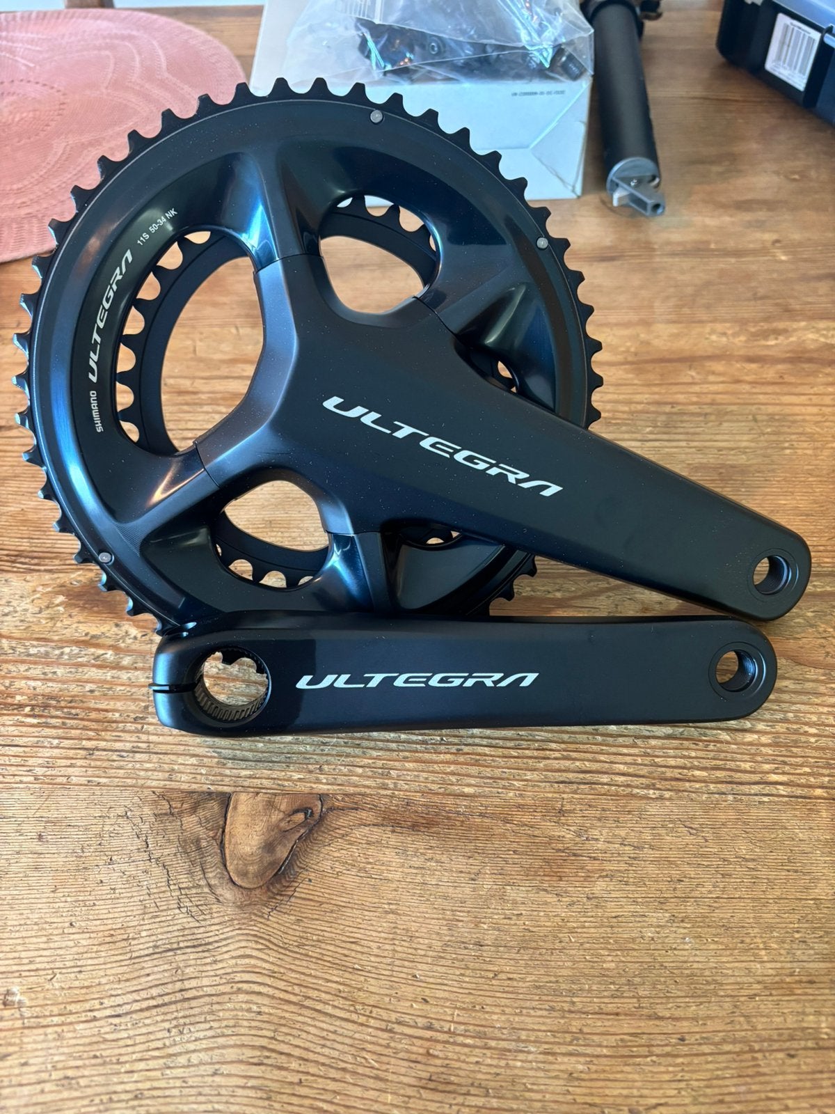Shimano Ultegra 50-34 crankstel 172,5 mm, Fietsen en Brommers, Fietsonderdelen, Ophalen of Verzenden, Zo goed als nieuw