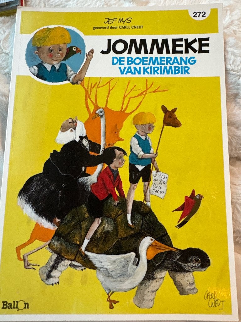 Jommeke De Boemerang van Kirimbir eerste druk Cneut!, Boeken, Eén stripboek, Ophalen of Verzenden, Zo goed als nieuw