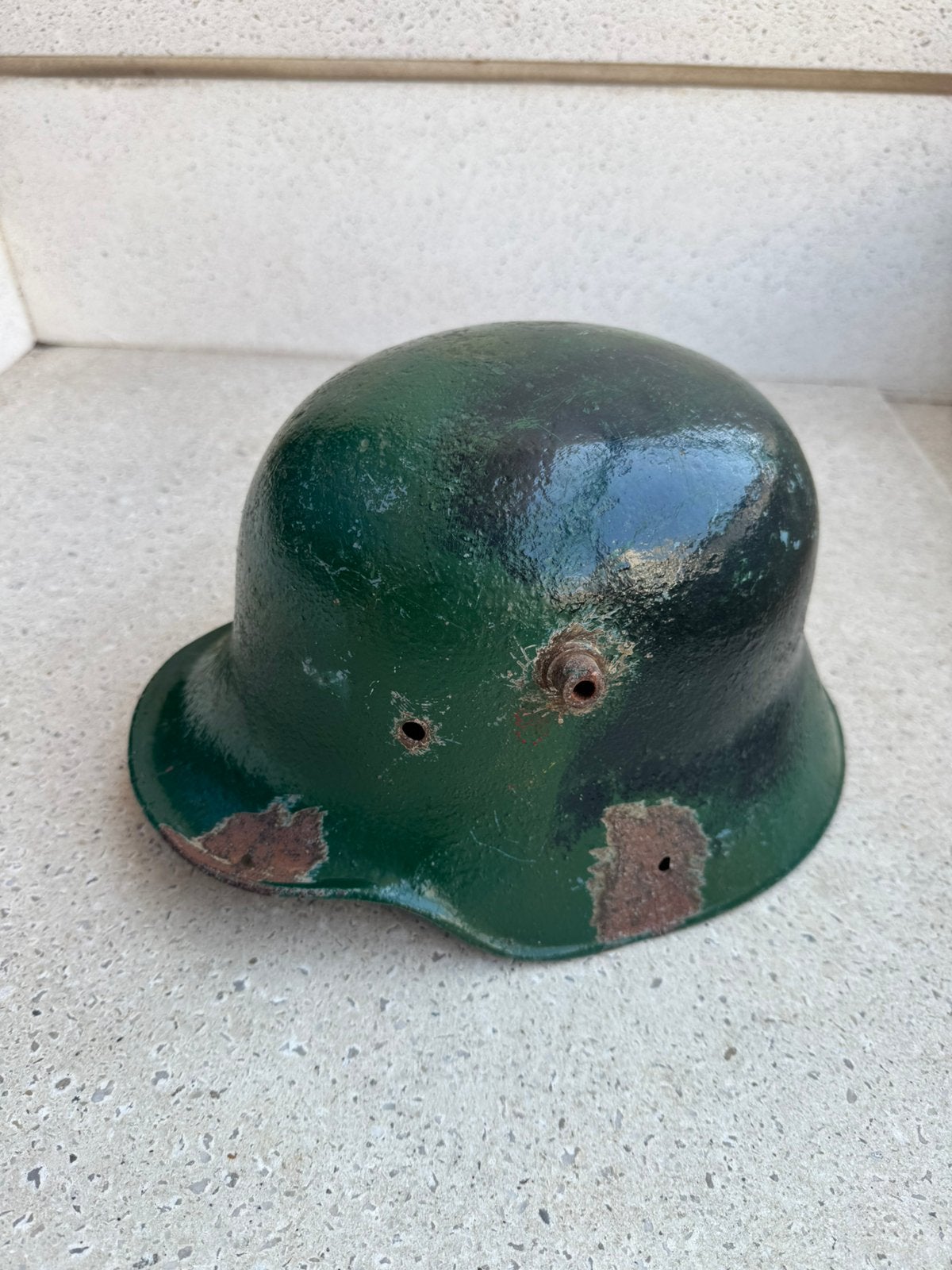 Wo1 Duitse helm, Verzamelen, Ophalen of Verzenden