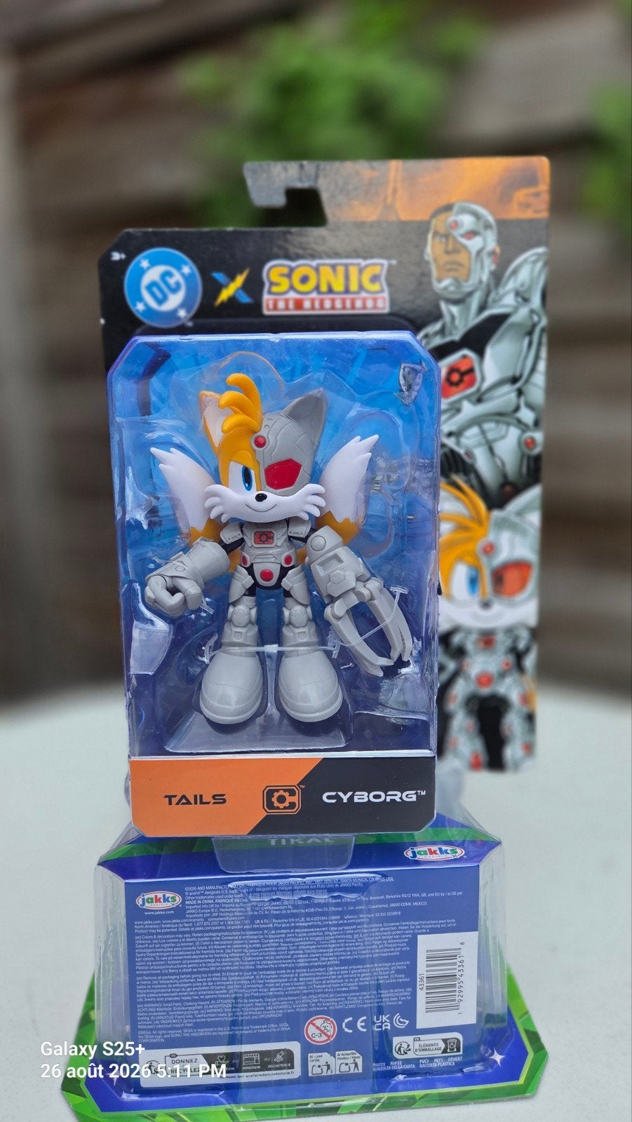 Sonic X DC — Tails Cyborg — Jakks Pacific-figuur — Nieuw, Ophalen, Nieuw
