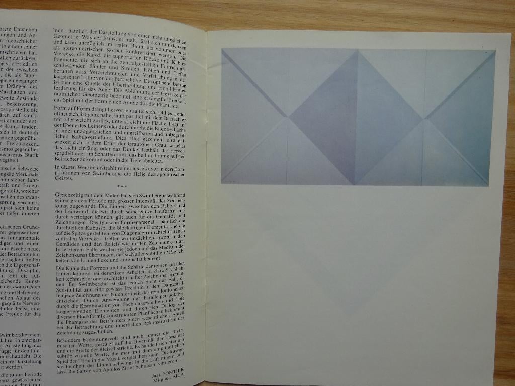 Gilbert Swimberghe, Belgisches Haus Köln, 1980, Ophalen of Verzenden, Gelezen, Schilder- en Tekenkunst