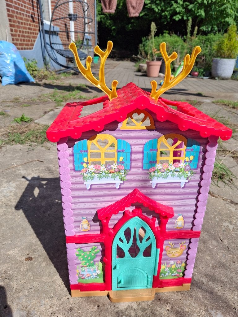 Enchantimals hertenhuis, Kinderen en Baby's, Ophalen, Zo goed als nieuw, Poppenhuis