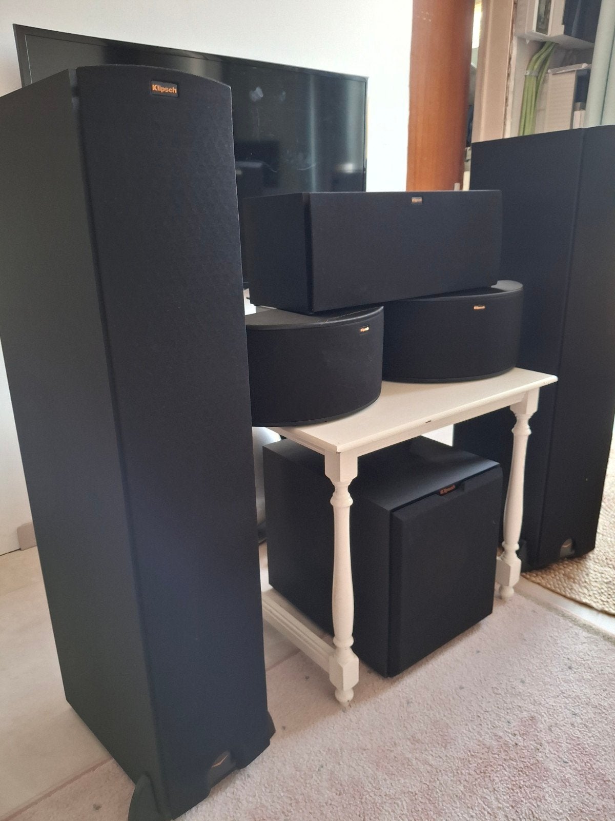 Klipsch 5.1 R-26F + R-25C + * R-14S * + R-10SW CE, TV, Hi-fi & Vidéo, Enceintes, Enlèvement, Utilisé