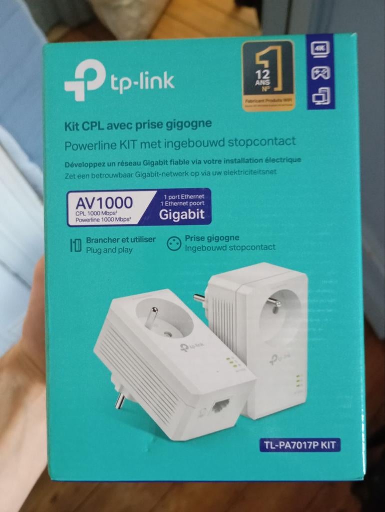 Amplificateur wifi Powerline TP link, Enlèvement