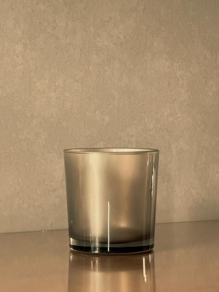 glazen kaarshouder / mini vaas, Huis en Inrichting, Ophalen, Zo goed als nieuw, Goud, Glas