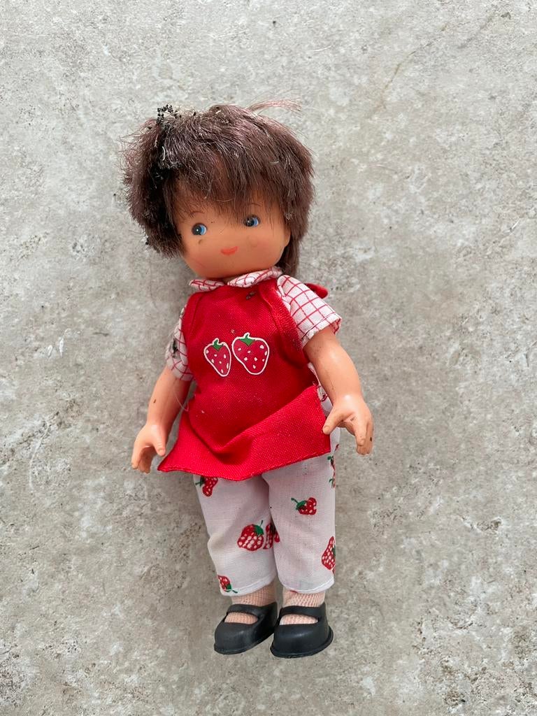 Vintage Strawberry Shortcake pop 15cm, Ophalen of Verzenden, Zo goed als nieuw, Pop