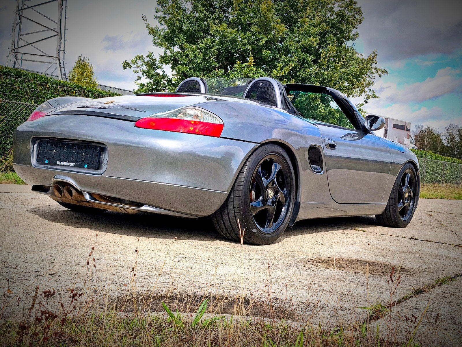 Porsche Boxster 2.7 leder xenon eibach short shifter, Auto's, Porsche, Dealer onderhouden, Achterwielaandrijving, Zwart, Cabriolet