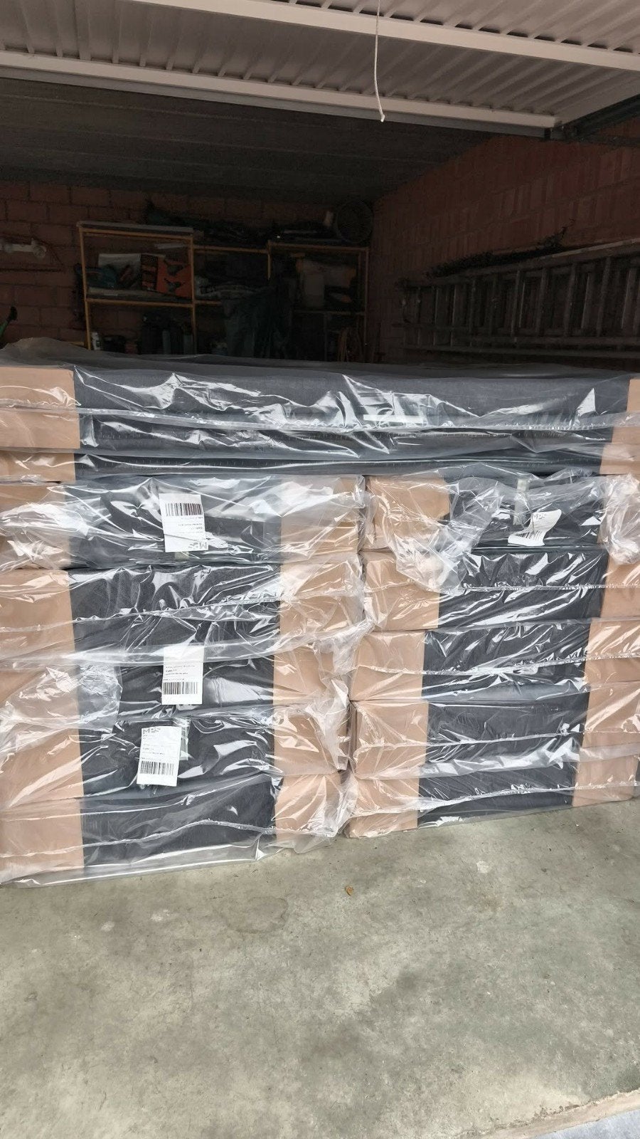 Boxspring Antraciet 180×200, Maison & Meubles, Chambre à coucher | Lits boxsprings, Neuf, 180 cm, 200 cm, Deux personnes, Gris