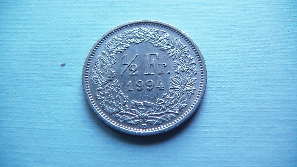 suisse 1/2 franc 1994, Enlèvement