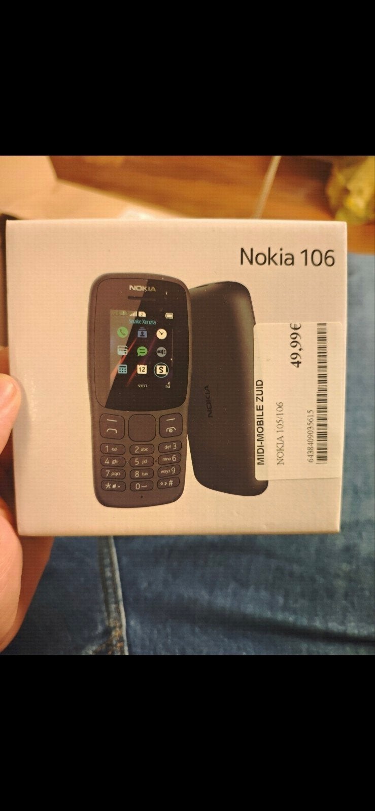 Nokia 106, Enlèvement