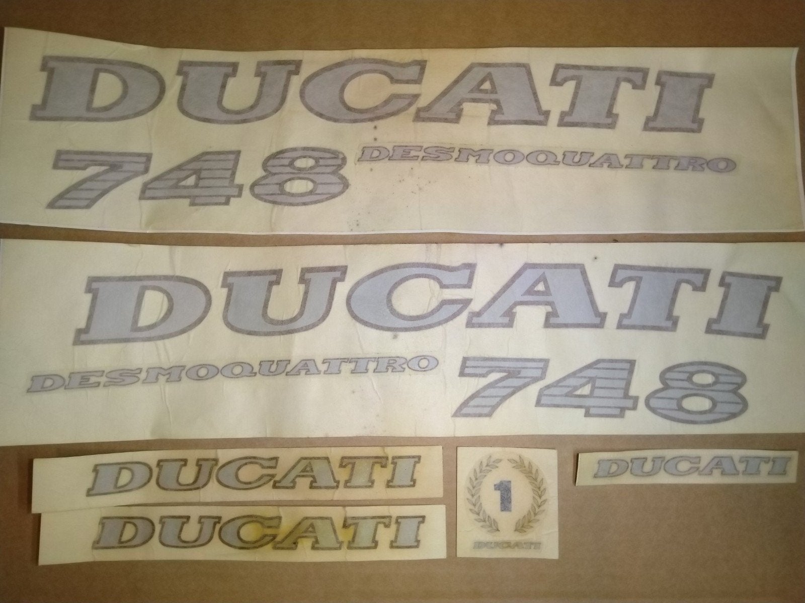 Ducati 748 sticker set origineel nieuw, Motoren, Ophalen of Verzenden, Nieuw