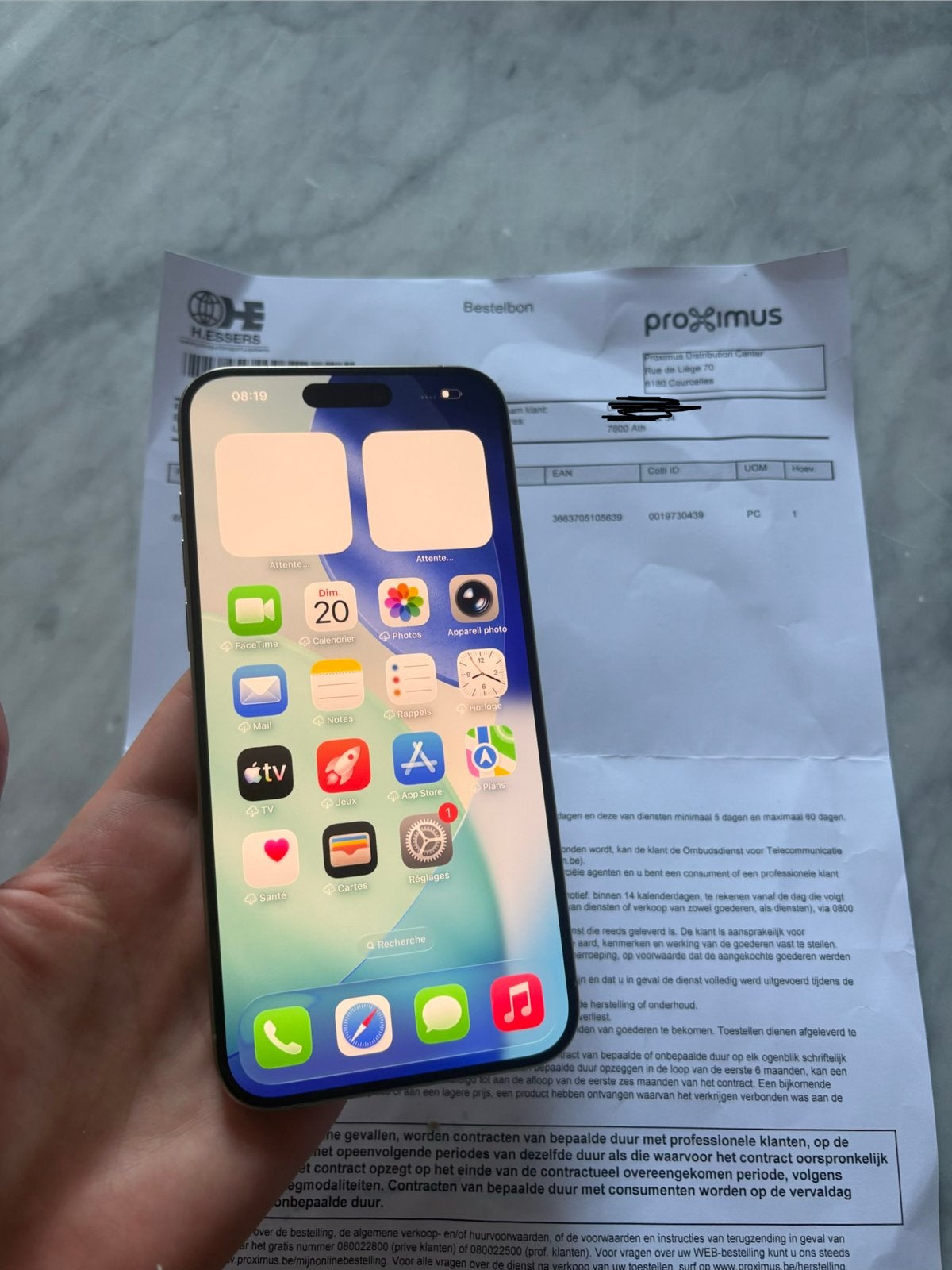 Iphone 15 PRO MAX 256GB Natural Titanium, Télécoms, Enlèvement ou Envoi, Comme neuf, IPhone 15