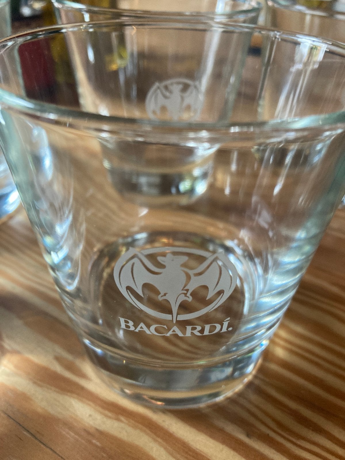 6 Bacardi Glazen, Collections, Verres & Petits Verres, Enlèvement, Comme neuf