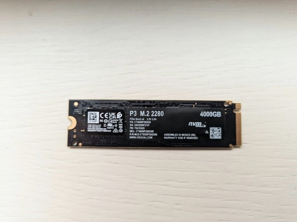 Crucial P3 4TB SSD. Nieuw, Computers en Software, Harde schijven, Intern, SSD, Ophalen of Verzenden, Desktop