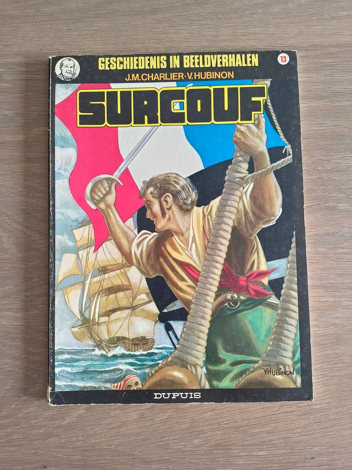 Surcouf - Geschiedenis in Beeldverhalen nr. 13 (Charlier / H, Boeken, Stripverhalen, Ophalen of Verzenden