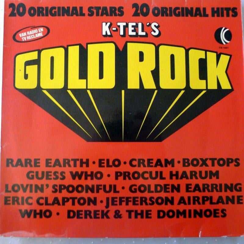 Compilatie LP: Gold rock 20 original hits, Ophalen of Verzenden, Nieuw in verpakking