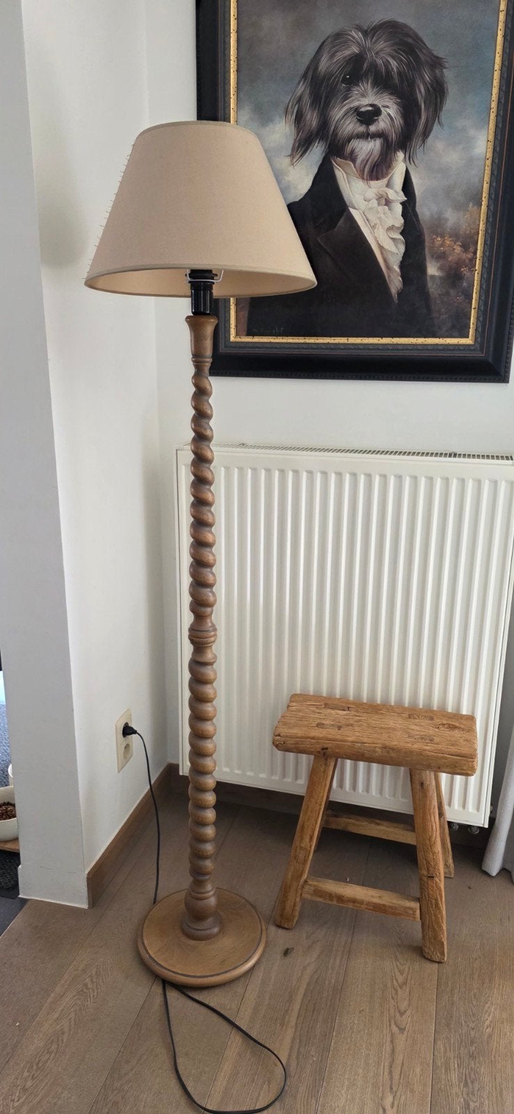 vloerlamp, Ophalen