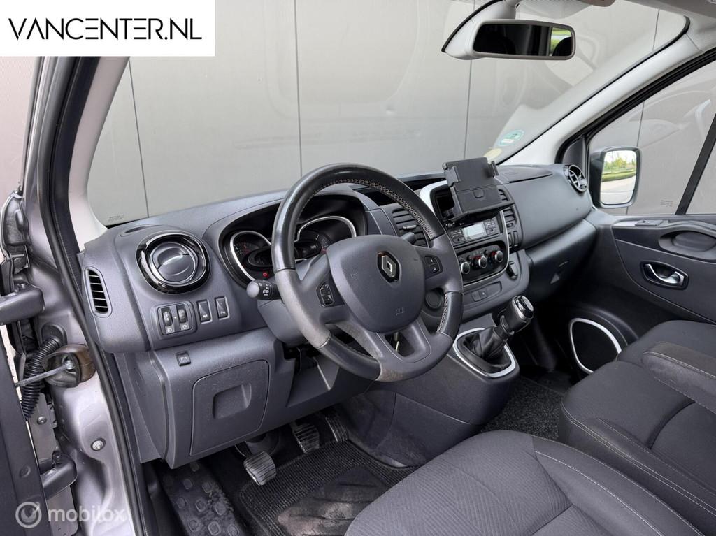 Renault Trafic 2.0 dCi 120PK L2 DC Dubbele Cabine Airco LED, Autos, Argent ou Gris, Achat, Euro 6, Entreprise
