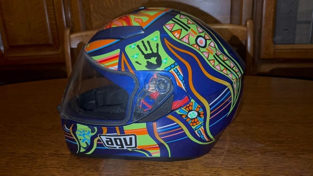 Casque AGV k-3 SV Rossi- 5 continent, Motos, Enlèvement