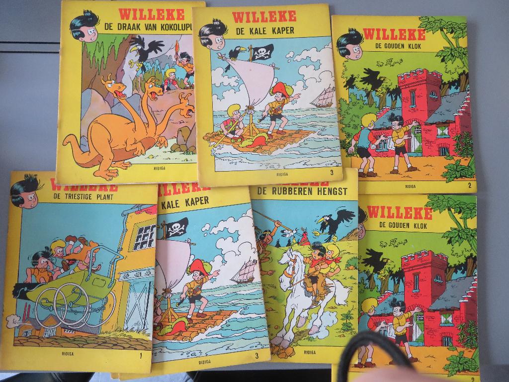 8 stripboeken 1970,s Willeke studio Ridiga Broechem, Boeken, Stripverhalen, Meerdere stripboeken, Ophalen of Verzenden, Zo goed als nieuw