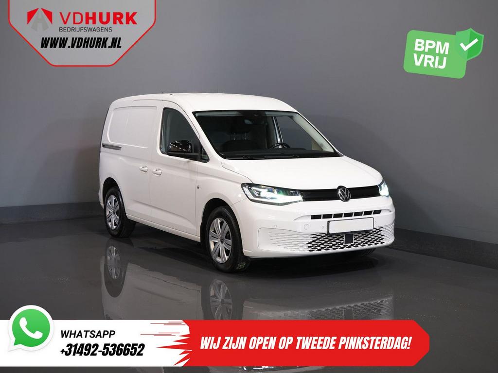 Volkswagen Caddy Cargo 2.0 TDI 125 pk DSG Aut. LED/ Standkac, Auto's, Automaat, Wit, Bedrijf, Diesel