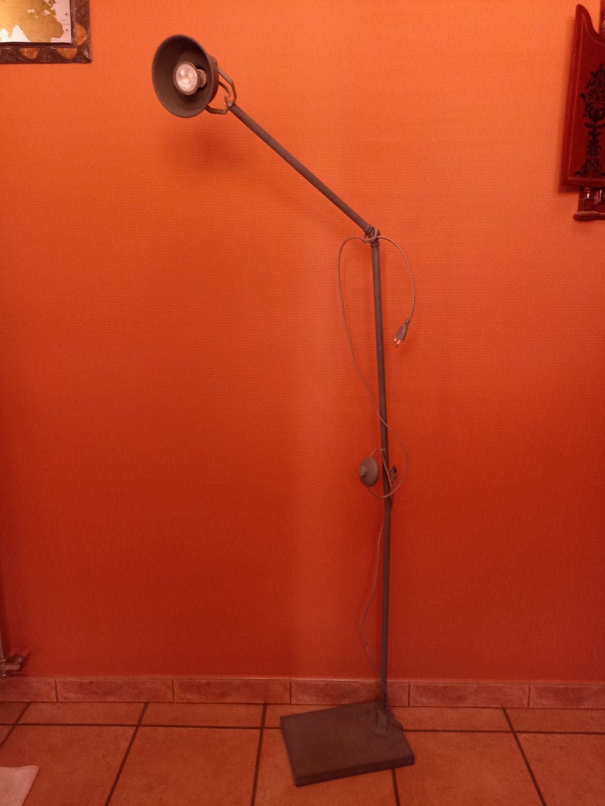 Lampe sur pied style vintage, Enlèvement ou Envoi