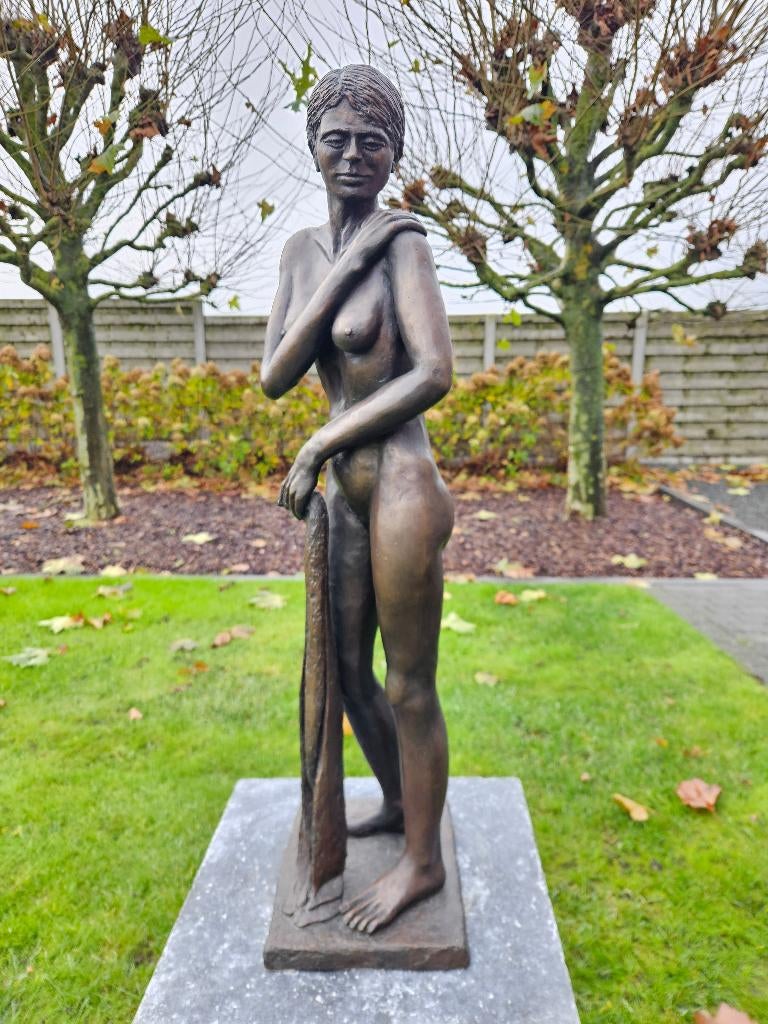 Zeer grote brons kunstenaar Smessaert 1/1 93 hoog spotprijs!, Antiek en Kunst, Ophalen of Verzenden