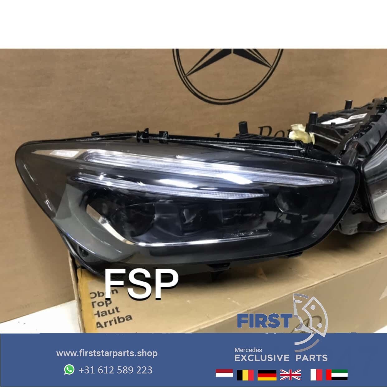 W247 LED MULTIBEAM KOPLAMPEN SET Mercedes B Klasse 2018-2022, Auto-onderdelen, Verlichting, Gebruikt, -, Ophalen of Verzenden