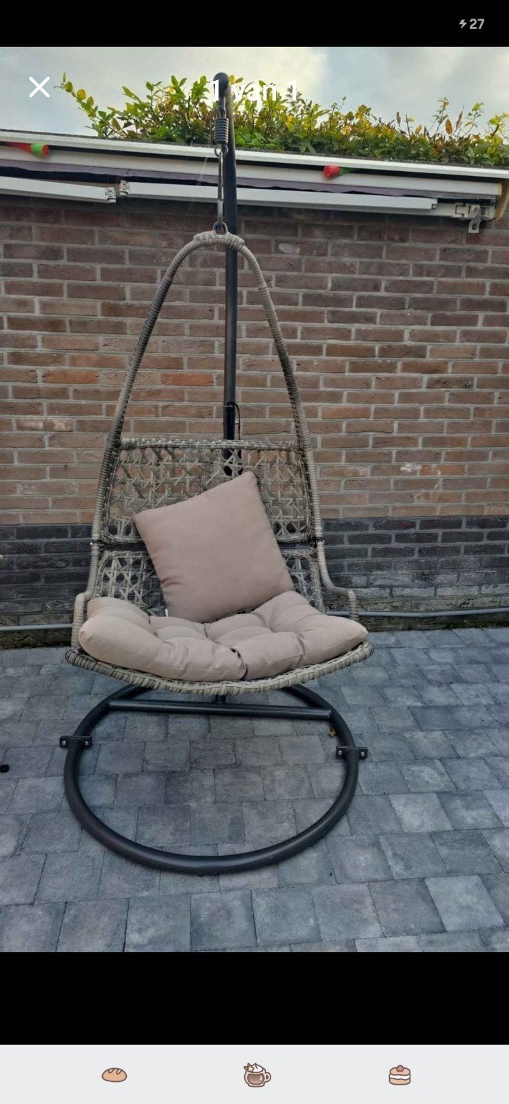 schommelstoel tuin, Tuin en Terras, Ophalen