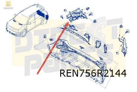Renault R4 EV (6/25-) Bumperpaneel Rechts Origineel! 8501671, Autos : Pièces & Accessoires, Neuf, Arrière, Renault, -