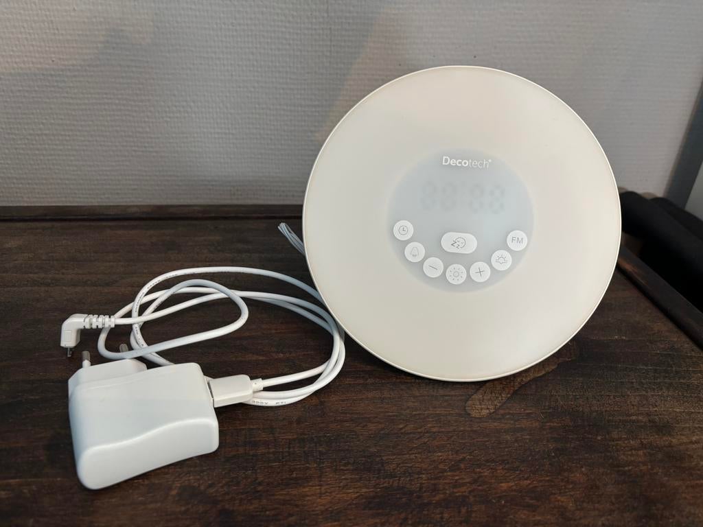 Decotech sunrise color alarm clock, Ophalen, Zo goed als nieuw