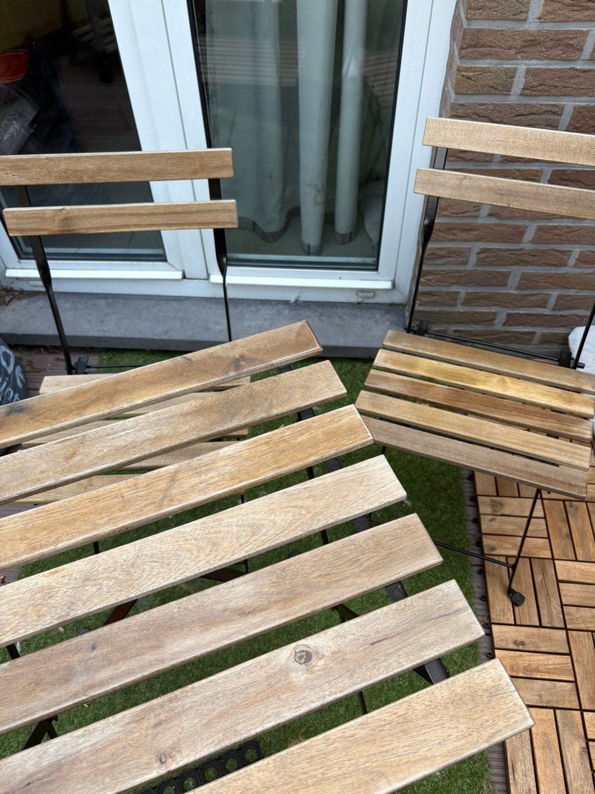 Ikea tuinstoel en tafel, Ophalen, Zo goed als nieuw
