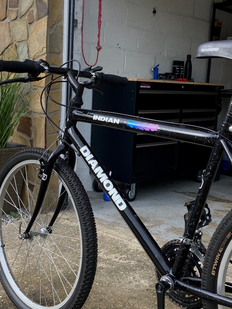Vélo Diamond Indian, Frein sur jante, Moins de 10 vitesses, 49 à 53 cm, Enlèvement